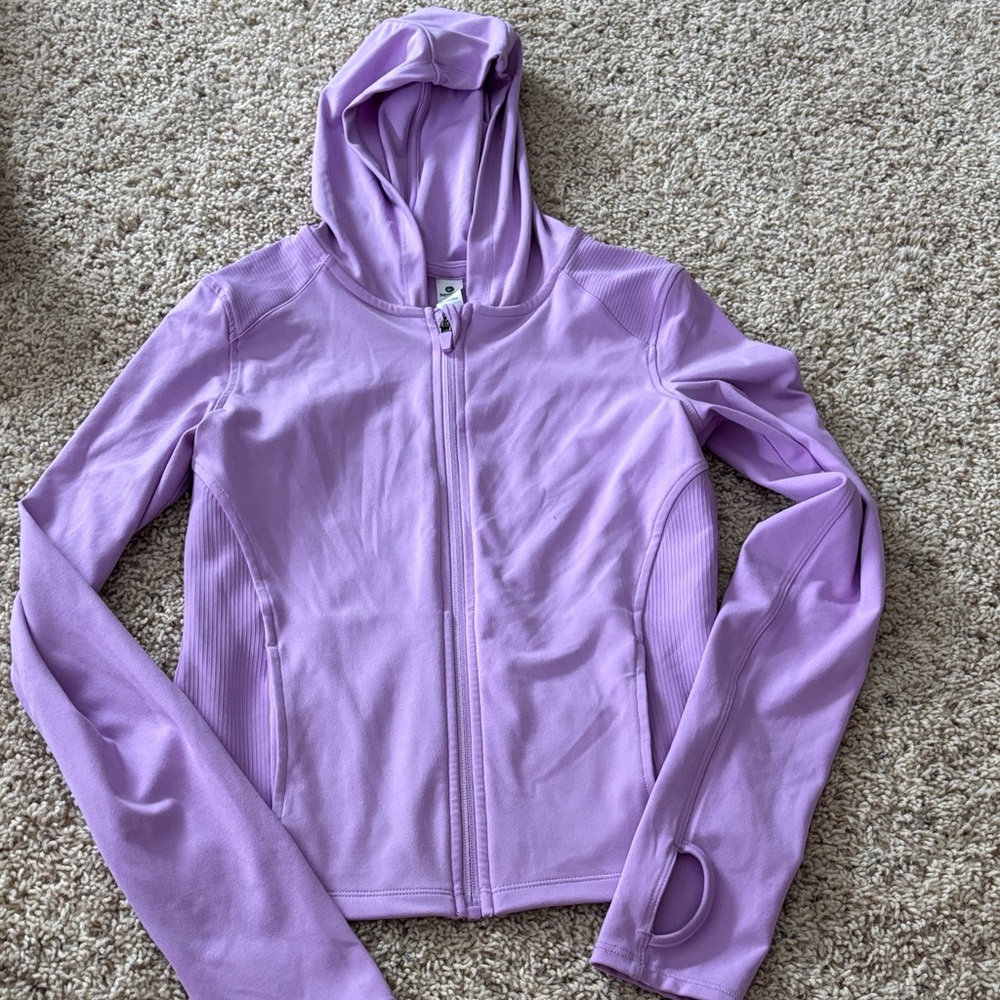 90 Degree By Reflex Women's Purple Hooded Jacket - NEW